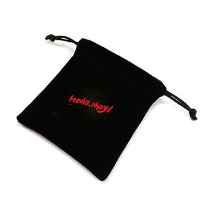 Sac à main en velours noir de luxe pour cartes de tarot - Product Image 5