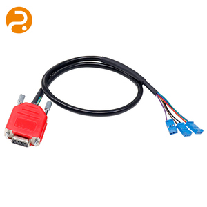 DB9 To 3-Pin Terminal Serial Cable High Stability For Industrial Communication <strong>PLC</strong> HMI Sensors CNC Machines Control Systems - Product Image 1