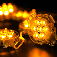 Impermeable Rgb Led Pixel Navidad vacaciones decoración Ip68 permanente al aire libre Cadena Punto aleros luz LED punto fuente de luz