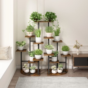 Wrought <b>iron</b> indoor flower rack, multi-layer display rack for home living room and balcony, office succulent and pothos storage - Product Image 4