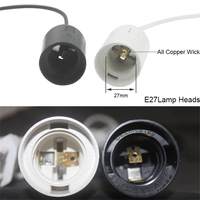 Support de lampe chauffante E27, prise EU 220V, câble d'alimentation 1,8/3/5m avec interrupteur marche/arrêt pour lampe chauffante pour élevage de volailles, animaux et reptiles