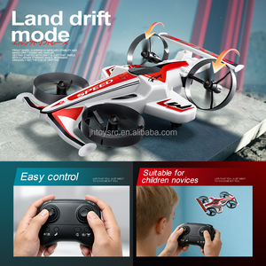 Nouveautés : Voitures <span class=keywords><strong>de</strong></span> <span class=keywords><strong>Course</strong></span> Télécommandées 2-en-1 et Drones Volants – Jouet Quadricoptère pour Enfants, Cadeau Idéal, Vitesse Réglable, Vol jusqu'à 80m - Product Image 6