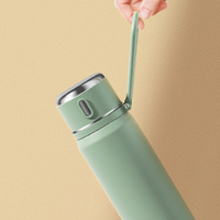 Flacon thermos sous vide isolé pour étudiant portable avec affichage de la température SS 316 degrés montre une bouteille d'eau pour la rentrée des classes