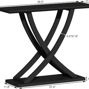Modern minimalist entryway decorative wall table, entryway table, living room Nordic style wall-mounted wooden shelf, wholesale - Product Image 3