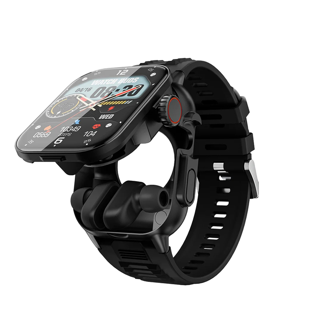 T8 Smart Watch TWS 2.1 True Wireless Earphone & Android  with Fitness Tracker BT 5.3 IP67 Waterproof Long Battery Life