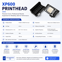 Imprimante traceur double XP600 neuve avec capteur d'encodeur numérique XP600 et tête d'impression à encre écosolvant XP600