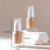 Fond de Teint Liquide Soyeux 30ml Marque Blanche à l'Huile de Jojoba et Vitamine E Hydratant Semi-Couvrant