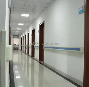 מסדרון בית חולים נגד התנגשות קירות מעקות פלסטיק pvc בבתי חולים