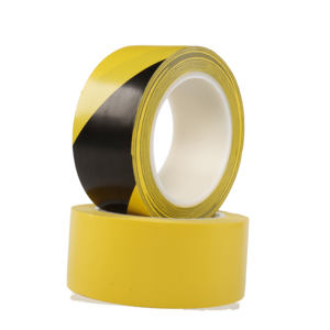 Chất lượng cao kết dính mạnh mẽ tùy chỉnh màu đỏ và màu trắng Phân định băng PVC sàn đánh dấu Băng PVC thận trọng Băng - Product Image 2