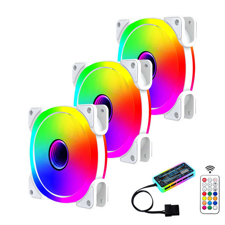 Lovingcool 12V 6Pin RGB and 5V ARGB Computer case Fans Auto 120mm ...