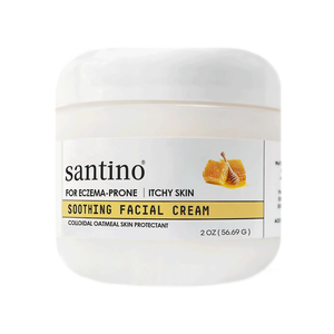Crème <span class=keywords><strong>Visage</strong></span> Apaisante au Miel Santino Hydratation Intense <span class=keywords><strong>pour</strong></span> Peaux Sèches, Irritées et sujettes à l'Eczéma – Marque Privée OEM ODM - Product Image 1