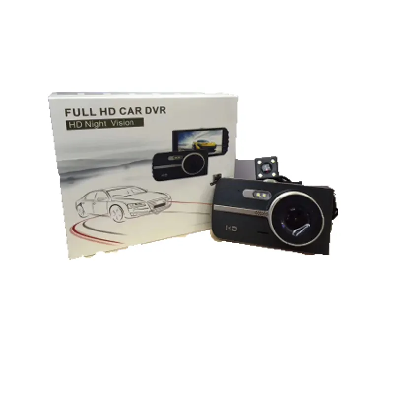 S19E Recorder Black Box Auto Camcorder Voor 180W En Achter 30W View Dash Cam 1280*720P 140 Graden 4 Inch Kleine Machine Recorder