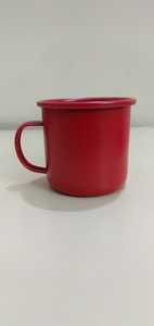 แก้วกาแฟเคลือบลายแคมป์ไฟ ขอบสีตามสั่ง สำหรับดื่มเอสเพรสโซ่ ใช้สำหรับตั้งแคมป์กลางแจ้ง - Product Image 3