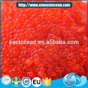 Pescado volador de mariscos, huevas, <span class=keywords><strong>rojo</strong></span>, congelado, condimentado, precio <span class=keywords><strong>tobiko</strong></span> - Product Image 6