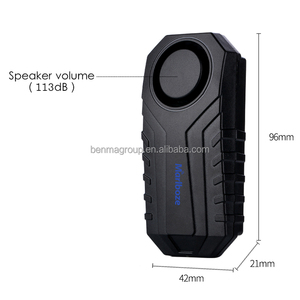 Waterproof Bike Motorcycle Electric Bicycle <strong>Security</strong> Anti Lost Wireless Remote Control Vibration Detector Alarm - Product Image 5