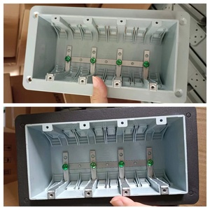 Cetl chứng nhận phi kim loại SLH-5 bốn băng đảng hộp nhựa điện Hộp thiết bị chuyển đổi màu xám nhựa hệ thống dây điện hộp Canada thị trường - Product Image 2