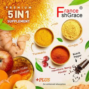 Cápsulas Premium de Cúrcuma con Jengibre Herbal para Apoyar la Salud Inmunológica para Mujeres y Hombres, Suplemento de Cúrcuma - Product Image 3