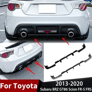 For BRZ GT86 FR-S FRS 2013-2020 Car Rear Bumper Lip Spoiler Diffuser Protector Cover Body <b>Kit</b> - Product Image 1