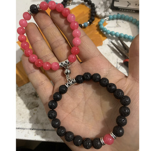 Ensemble de bracelets <span class=keywords><strong>magnétiques</strong></span> en forme de cœur pour couples, bijoux de mode, bracelets en cristal pour cadeaux, Pulseras De Moda - Product Image 5