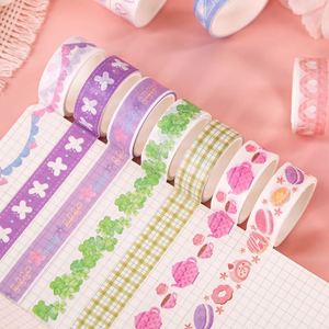 Set de 60 Rollos de Cinta Decorativa Washi con Dibujos Animados, Adhesivo de 2m de Una Sola Cara para Manualidades, Papelería, Regreso a Clases y Oficina - Product Image 3