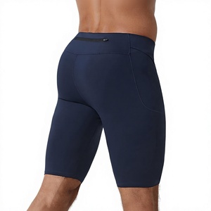 Wholesale <b>Men</b> <b>Compression</b> <b>Shorts</b> With Pocket Quick Dry Stretch Sports Tight Gym Running Training <b>Shorts</b> OEM Custom Apparel - Product Image 1