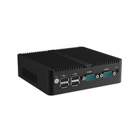 Caja de Control Robusta con Doble LAN, 2 COM, USB, HD, VGA, SSD para Visión Artificial, Compatible con Windows y Linux, Mini PC Industrial