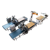 Machine de nidification de routeur CNC en bois ATC à Double tête entièrement automatique 1325 1530 avec dispositif de chargement et de déchargement