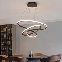 Décoration d'intérieur, luminaire suspendu moderne nordique à LED, bijoux de mode, lustres personnalisés, lampes suspendues