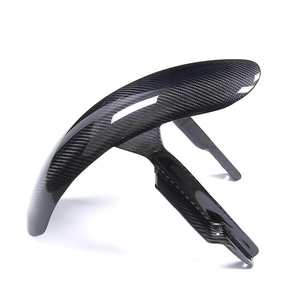 Compatible avec les modèles Harley-Davidson <span class=keywords><strong>Lowrider</strong></span> S et Breakthrough 117, garde-boue avant en fibre de carbone modifié - Product Image 1