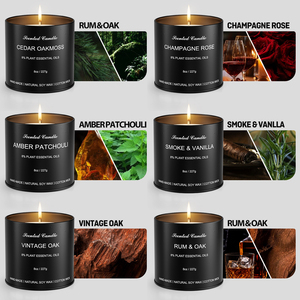 Juego de Regalo de <span class=keywords><strong>Velas</strong></span> Aromáticas para Hombre - Paquete de 6 <span class=keywords><strong>Velas</strong></span> de Soya de Lujo para el Hogar, Regalos de Cumpleaños Aromáticos para Hombres, Papá, Esposo, Novio - Product Image 2
