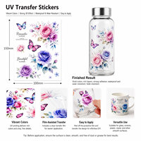 Étiquettes personnalisées en cristal, autocollants de transfert UV à chaud, autocollants métalliques imperméables, étiquettes de marque imprimées