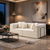 Maßgefertigtes Modernes Samt-Modulsofa mit Hochdichteschaumstoff für Wohnzimmer, Apartment und Hotelmöbel