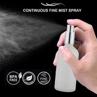 Flacon pulvérisateur vide en verre dépoli 3,4 oz, atomiseur de parfum à brume fine, anti-déversement, pour nettoyant visage et collyre