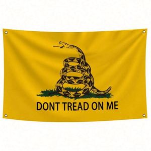 ธงผ้าโพลีเอสเตอร์ 100D คุณภาพพรีเมียม ขนาด 3x5 ฟุต (90x150 ซม.) ขายส่ง ธง "อย่าเหยียบฉัน" - Product Image 4