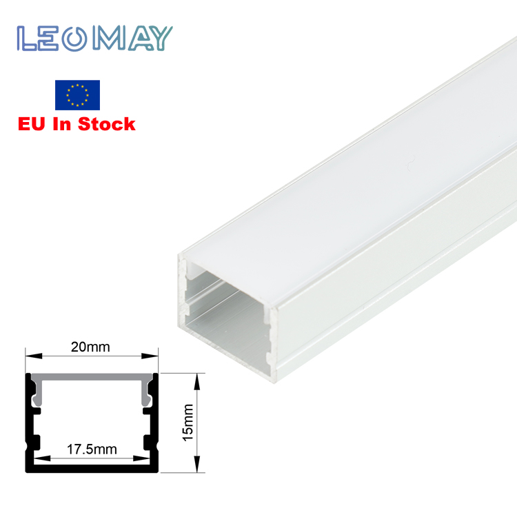 EU Warehouse China Custom Led Strip Channel Heat Sink Extruded Aluminum Trimless LED Profile for Kitchen Cabinet