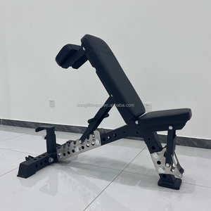 Dongli Chất lượng cao tập luyện đào tạo cơ bắp miễn phí Trọng lượng tinh thần thép có thể điều chỉnh quả tạ băng ghế dự bị Báo Chí để bán - Product Image 1