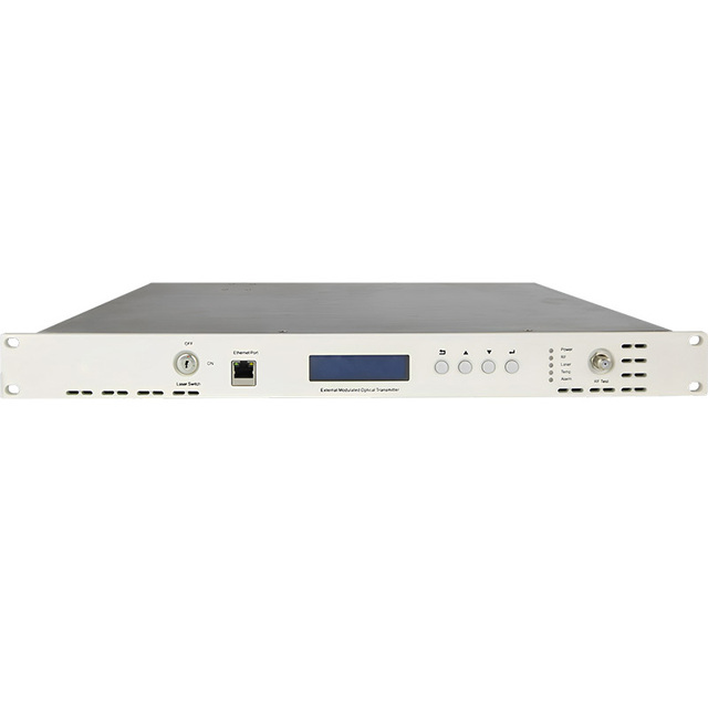 External Modulation Ftth Cable Tv 1550Nm 10Dbm Catv Fiber Dbc Optical Transmitter Price