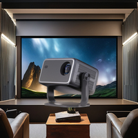 1080P 4K Android 9 Portable Mini LED LCD Home Cinéma Projecteur avec 5800 Lumens pour un usage domestique