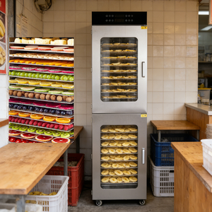 <span class=keywords><strong>D</strong></span>éshydrateur alimentaire professionnel de qualité commerciale en acier inoxydable pour la viande séchée, les fruits, les légumes et les herbes - Product Image 1