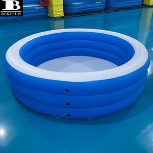 Grande piscine ronde gonflable en vinyle pour enfants, <span class=keywords><strong>pataugeoire</strong></span> hors sol pour jeux d'eau pour le <span class=keywords><strong>jardin</strong></span> - Product Image 4