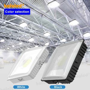Lumière de station-service super lumineuse, lumière de plafond LED <span class=keywords><strong>pour</strong></span> abri de voiture, éclairage extérieur en aluminium, <span class=keywords><strong>lampe</strong></span> de canopée LED 80W <span class=keywords><strong>pour</strong></span> station-service, garage - Product Image 3