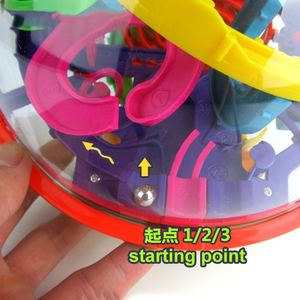 17cm juego interactivo 138 desafiantes obstáculos rompecabezas niños rompecabezas juguetes cerebro mágico Teasers para edades de 9 y hasta 3d <span class=keywords><strong>laberinto</strong></span> bola - Product Image 5