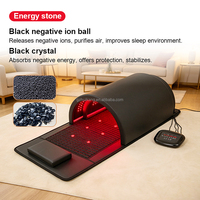 Lit de thérapie par lumière rouge PEMF 5 en 1 professionnel Fitkang 2026, nouveau design OEM, sauna infrarouge portable pour le bien-être du corps entier