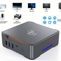 Nueva Mini PC de Escritorio Intel N100 de Cuatro Núcleos 2025, 512 GB SSD, DDR4, LAN 2.5G, WIFI, Windows 10 para Uso Empresarial, 2 GB de Memoria de Video, 1 Año de Garantía