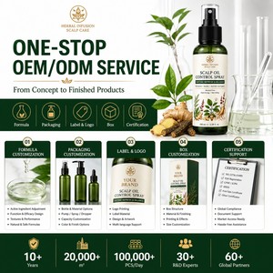 Custom Private Label Leave in Scalp Treatment Oil Control Herbal Scalp <strong>Spray</strong> with Anti-Dandruff and Dry &amp; Itchy Refresh Mist - Product Image 6