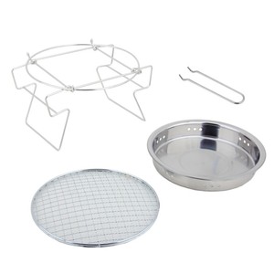 Happycooking <strong>Japanese</strong> Style Stainless Steel <strong>BBQ</strong> Grill Diamond Teppanyaki and Barbacoa Fashionable Boat Design for Charcoal <strong>Bbq</strong> - Product Image 2