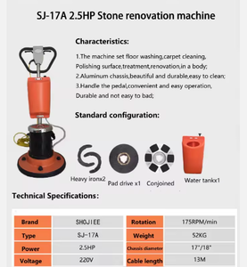 Máquina Motorizada para Lavar Pisos con Chasis de Aluminio, Potencia de 2.5W, Bajo Costo de Mantenimiento, 1 <span class=keywords><strong>A</strong></span>ño de Garantí<span class=keywords><strong>a</strong></span> para Limpieza de Alfombras y Superficies - Product Image 3