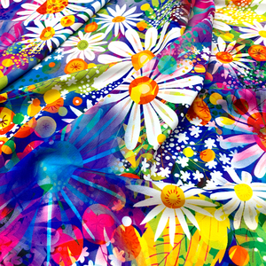 Bốn cách căng hoa kỹ thuật số in nylon spandex vải dệt kim cho đồ bơi và khiêu vũ mặc - Product Image 5