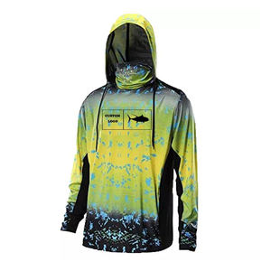 Sudadera con Capucha de Pesca, Camiseta con Protección Facial, Ropa al por Mayor, Sublimación Personalizada, Protección Solar UPF 50 - Product Image 6