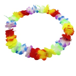 Hawaiian Flower Garland Colorful Necklaces <strong>Summer</strong> Beach Vacation Party Supplies <strong>Decoration</strong> - Product Image 6